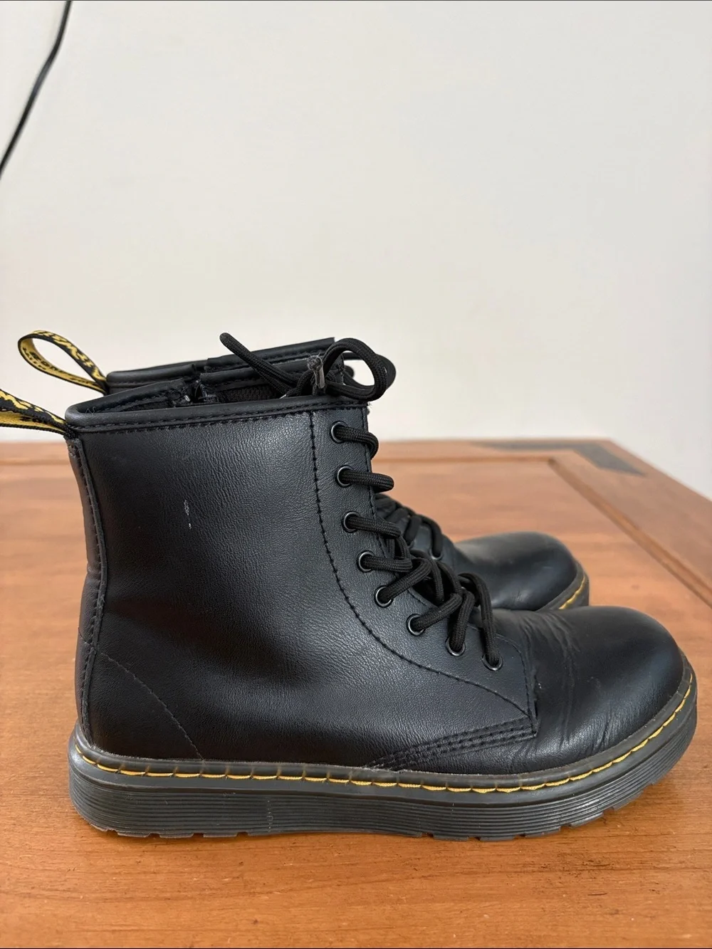 Dr. Martens Black Zavala Combat Boots  Size 5
